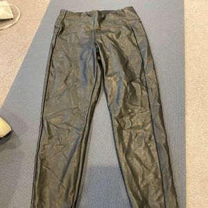 Leather Athleta Leggings